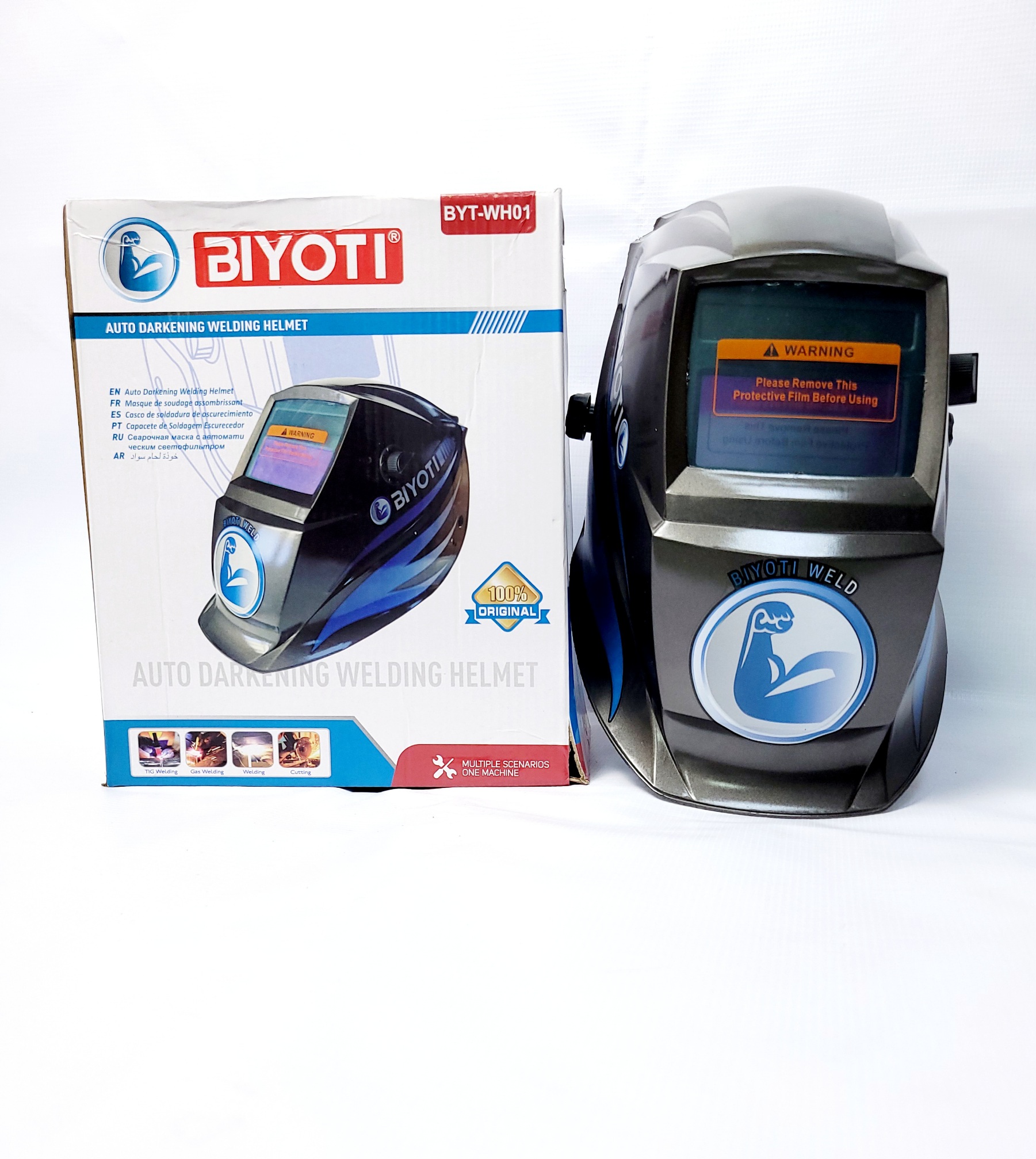 Маска сварщика хамелеон с регулировкой BIYOTI BYT-WH01