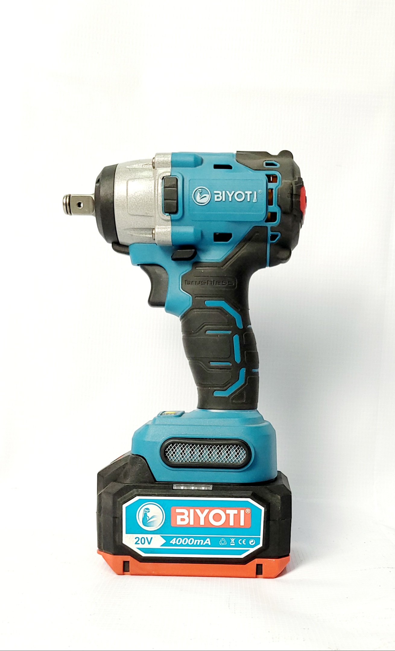 Бесщеточный аккумуляторный гайковерт BIYOTI 1/2", 350 Нм BYT-CEW01 — изображение 2